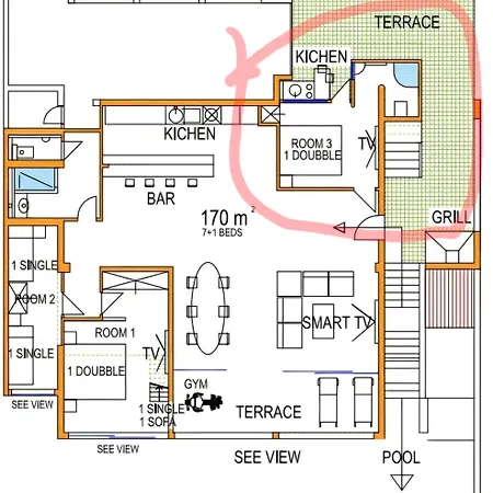 House Bellavista With Hot Pool * Trogir