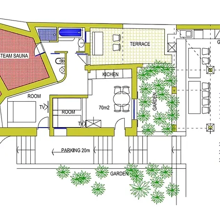 Апартаменти House Bellavista With Hot Pool