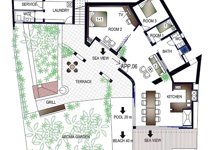 House Bellavista With Hot Pool Appartement